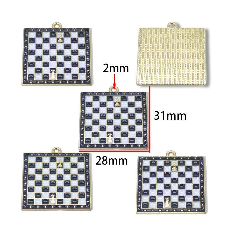 5PCS Chess Collection Charm for Jewelry Making Findings