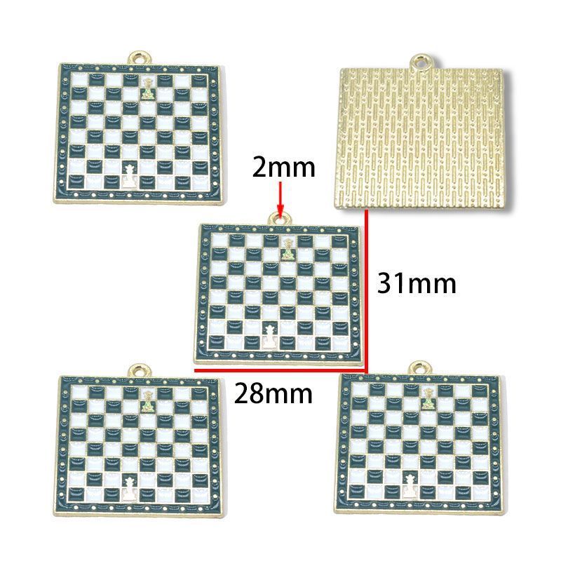 5PCS Chess Collection Charm for Jewelry Making Findings