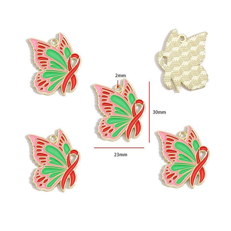 1PCS Colorful Butterfly Theme Charm for Jewelry Making Findings