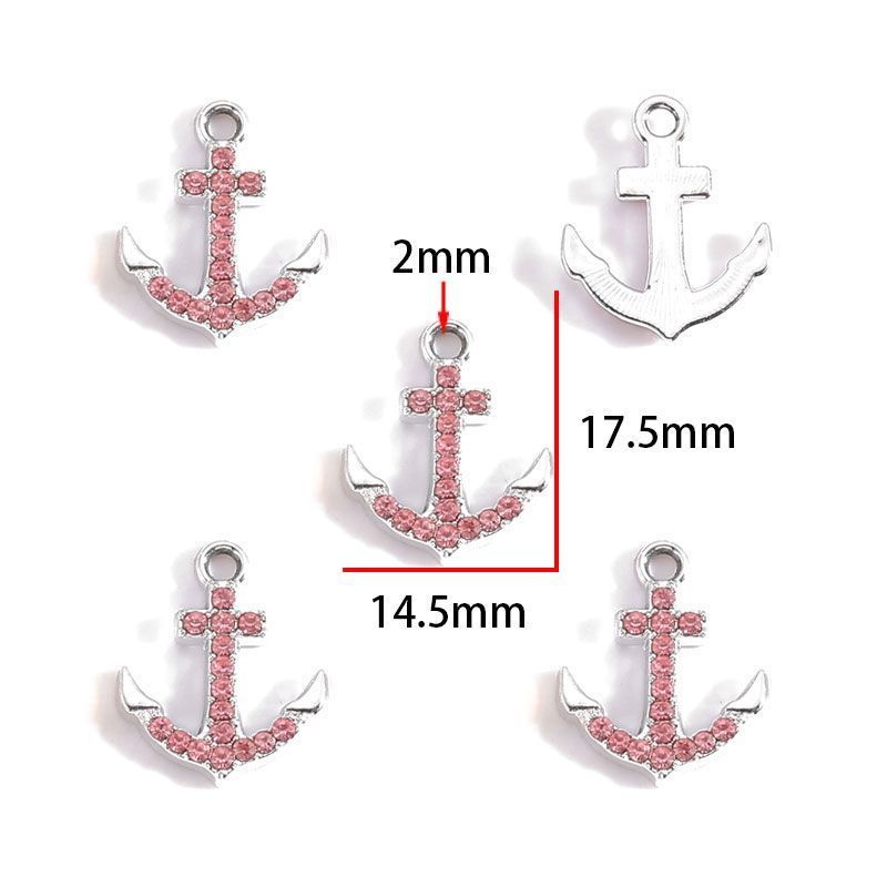 5PCS Colorful Sailor Theme Charm for Jewelry Making Findings