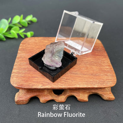 Micro Mineral Box Raw Crystal GemstoneCollection Box