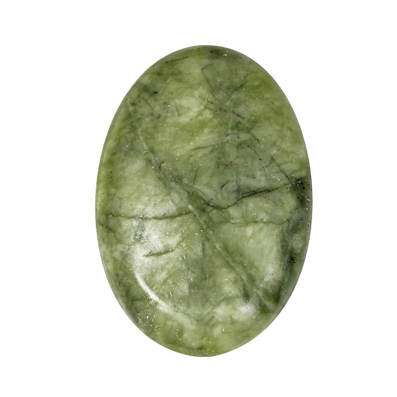 Oval Palm Stone, Polished Oval Gemstone Pocket Palm Stone Gift