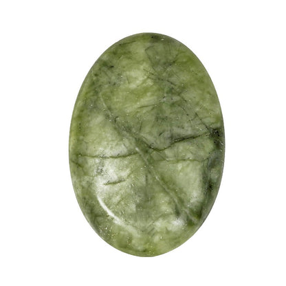 Oval Palm Stone, Polished Oval Gemstone Pocket Palm Stone Gift