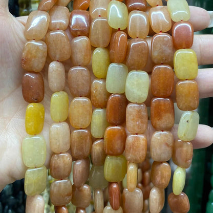 Smooth Rectangle Beads 10x14mm Quartz/Jasper/Agate/Crystal