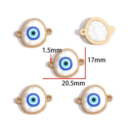 Evil Eyes Spacer Jewelry Making Findings for All Use