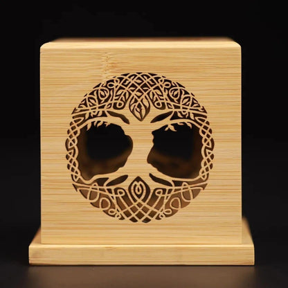 For Sage or Incense Sacred Geometry Hollow Healing Box