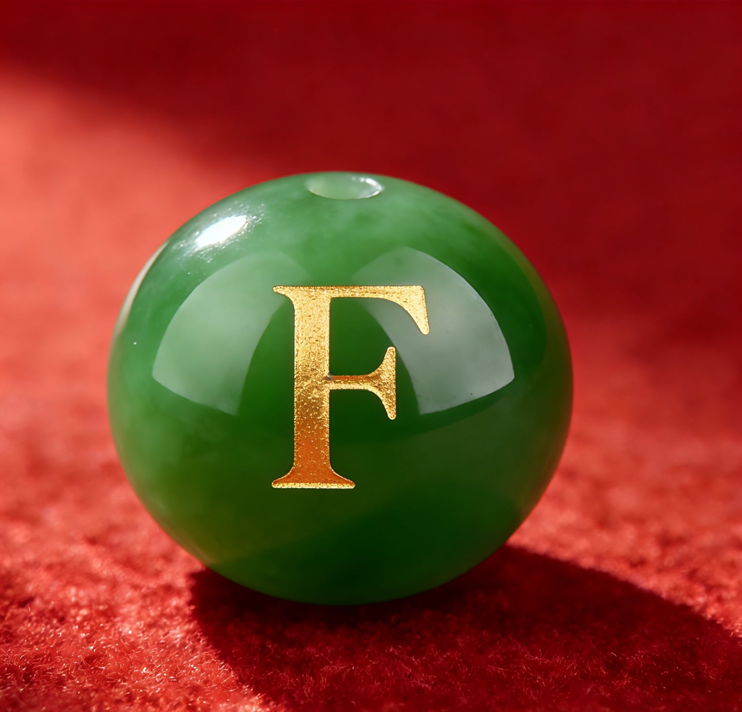 Natural Red Agate Beads - 26 Alphabet Loose Beads for Engraving Customization DIY