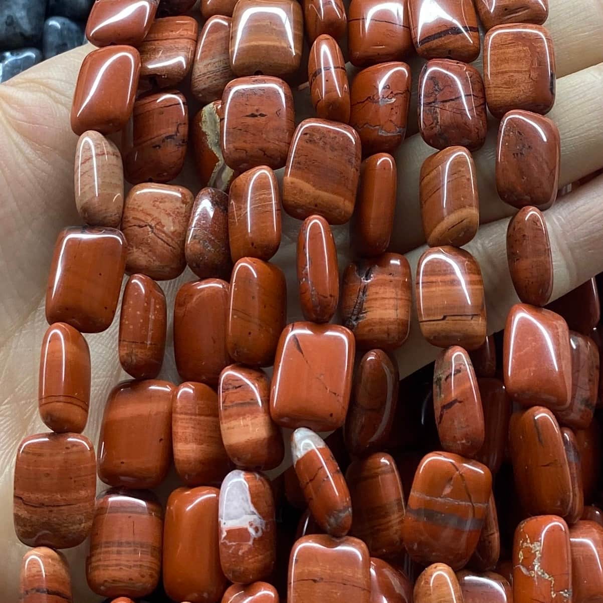 Smooth Rectangle Beads 10x14mm Quartz/Jasper/Agate/Crystal