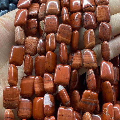 Smooth Rectangle Beads 10x14mm Quartz/Jasper/Agate/Crystal