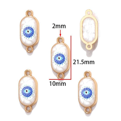 Evil Eyes Spacer Jewelry Making Findings for All Use