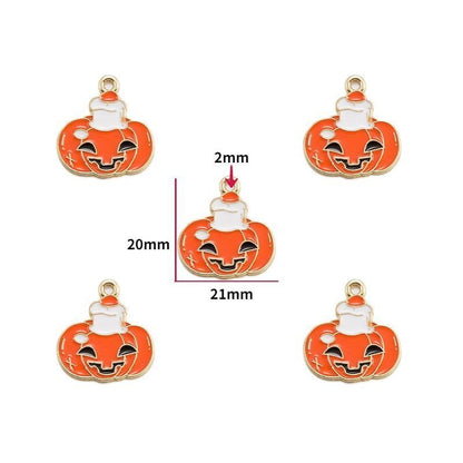 5PCS Halloween Style Theme Jewelry Making Findings Charm #3
