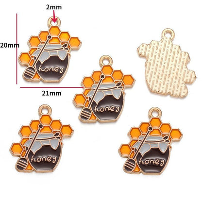 Honey Bee Collection Jewelry Making Findings Charm