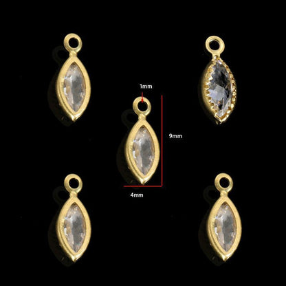5PCS Crystal Collection Jewelry Making Findings Charm