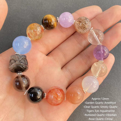 Natural Designer Healing Crystal Bracelet Mutiple Styles