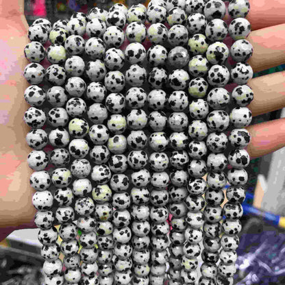 Round Faceted Beads Crystal/Quartz/Jasper/Agate 6mm 8mm 10mm