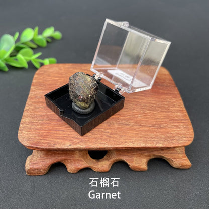 Micro Mineral Box Raw Crystal GemstoneCollection Box
