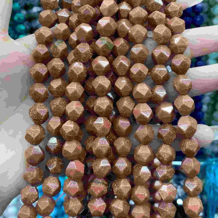 Diamond Shape Sandstone Beads