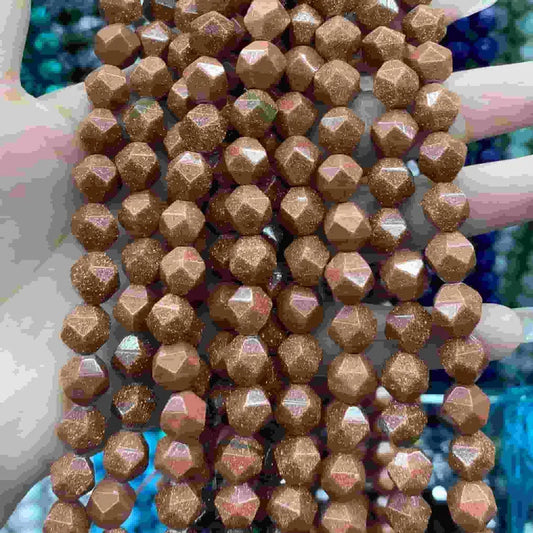 Diamond Shape Sandstone Beads
