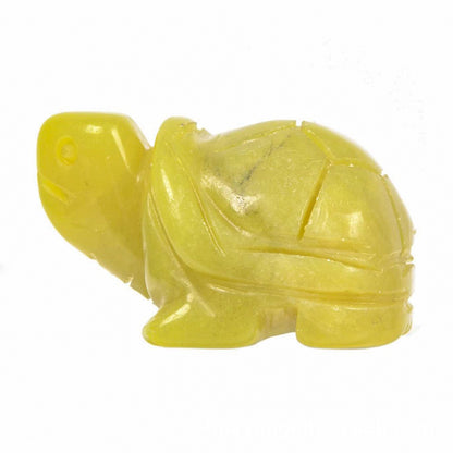 Turtle Statue Hand Carved Animal Figurine