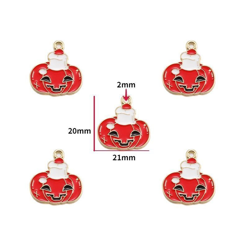 5PCS Halloween Style Theme Jewelry Making Findings Charm #3