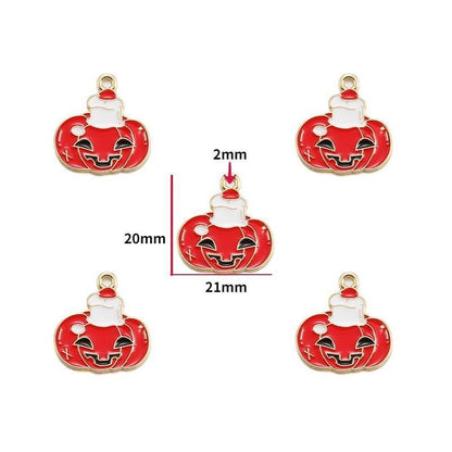 5PCS Halloween Style Theme Jewelry Making Findings Charm #3