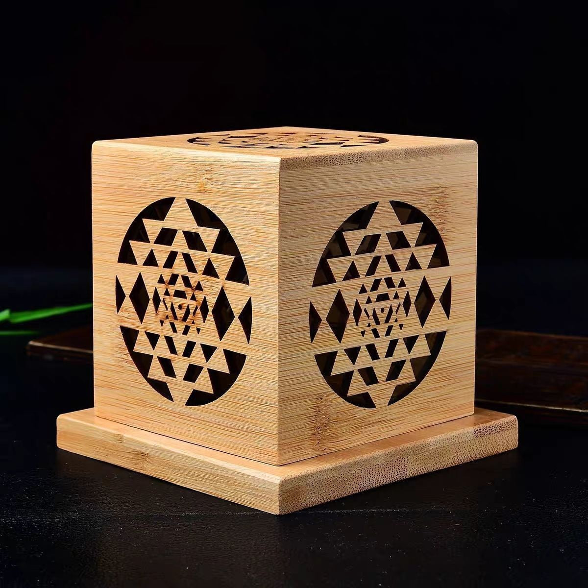 For Sage or Incense Sacred Geometry Hollow Healing Box