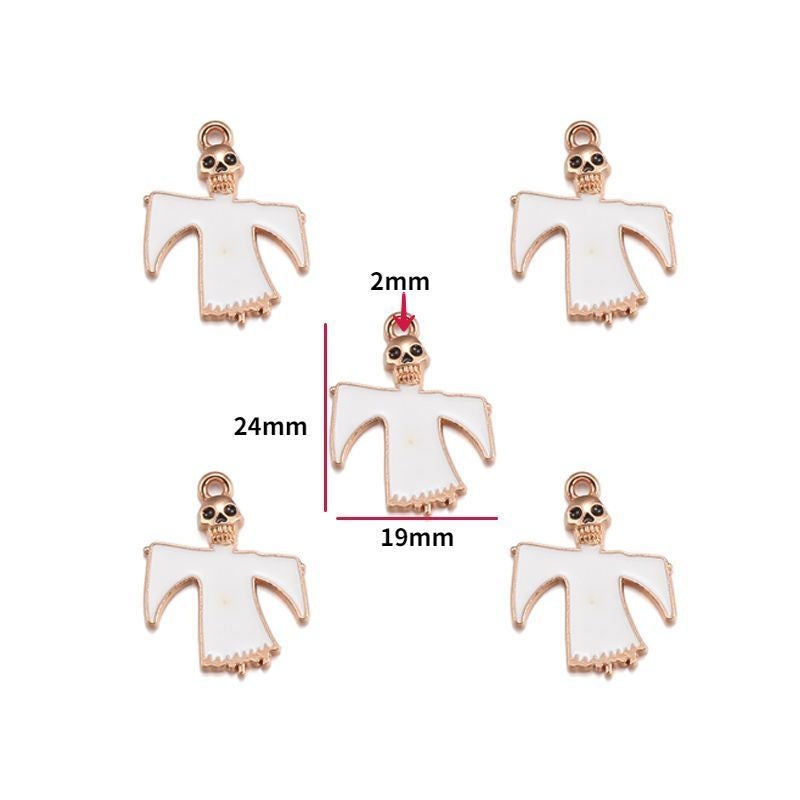 5PCS Halloween Style Theme Jewelry Making Findings Charm #1