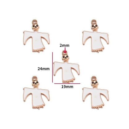 5PCS Halloween Style Theme Jewelry Making Findings Charm #1