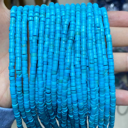 Rondelle & Heshi Turquoise Beads