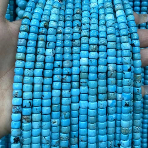 Rondelle & Heshi Turquoise Beads