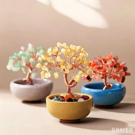 Natural Crystal Money Tree