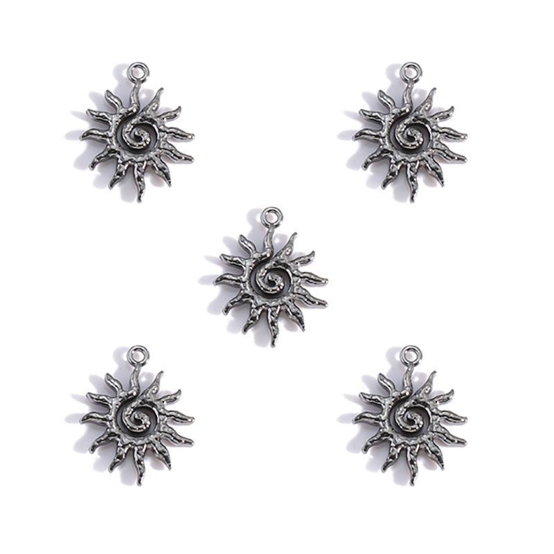 5 PCS Sun Style Jewelry Making Findings Charm Multi Sizes