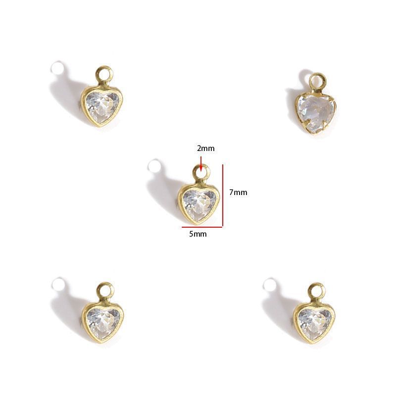 5PCS Crystal Collection Jewelry Making Findings Charm