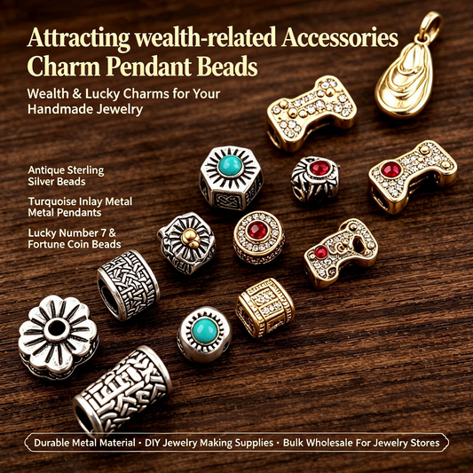 Attracting Wealth-Related Accessories Charm Pendant Beads 1PCS