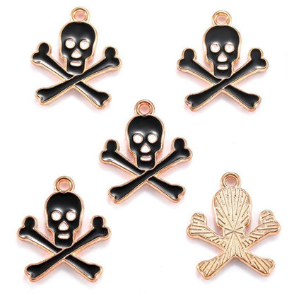 5PCS Halloween Style Theme Jewelry Making Findings Charm #2