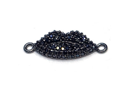 1PCS Brass Cubic Zirconia Lip Accessories