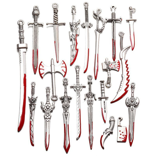 1PCS Ninja Blade Collection Charm For Jewelry Making Findings