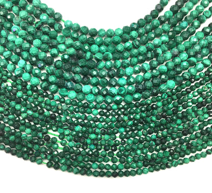 Natural Malachite Small Size Loose Beads