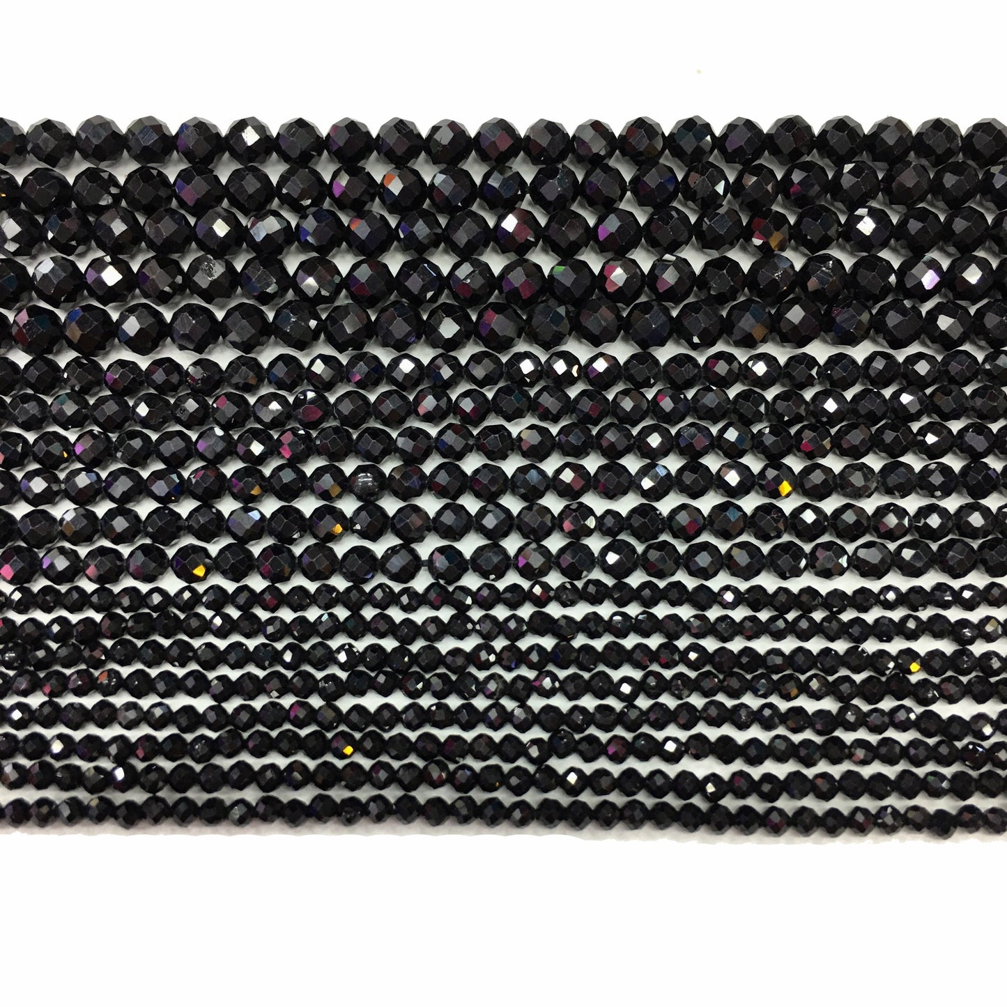 Natural Black Spinel Small Size Loose Beads