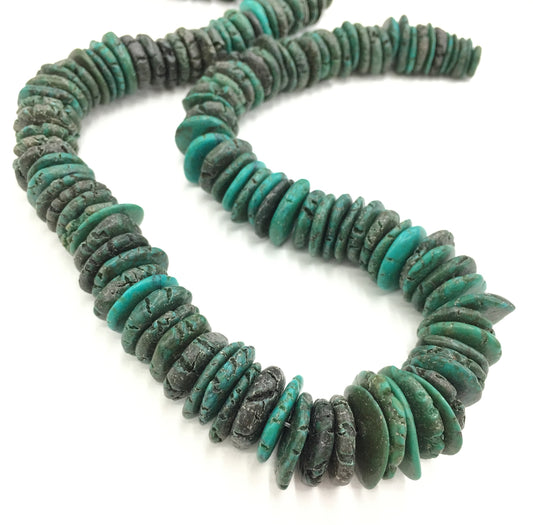 Irregular Rondelle Chip Turquoise Turquoise Beads 8-25mm