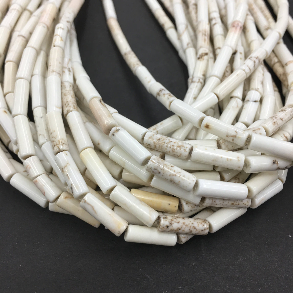 Tube Shape Turquoise Beads