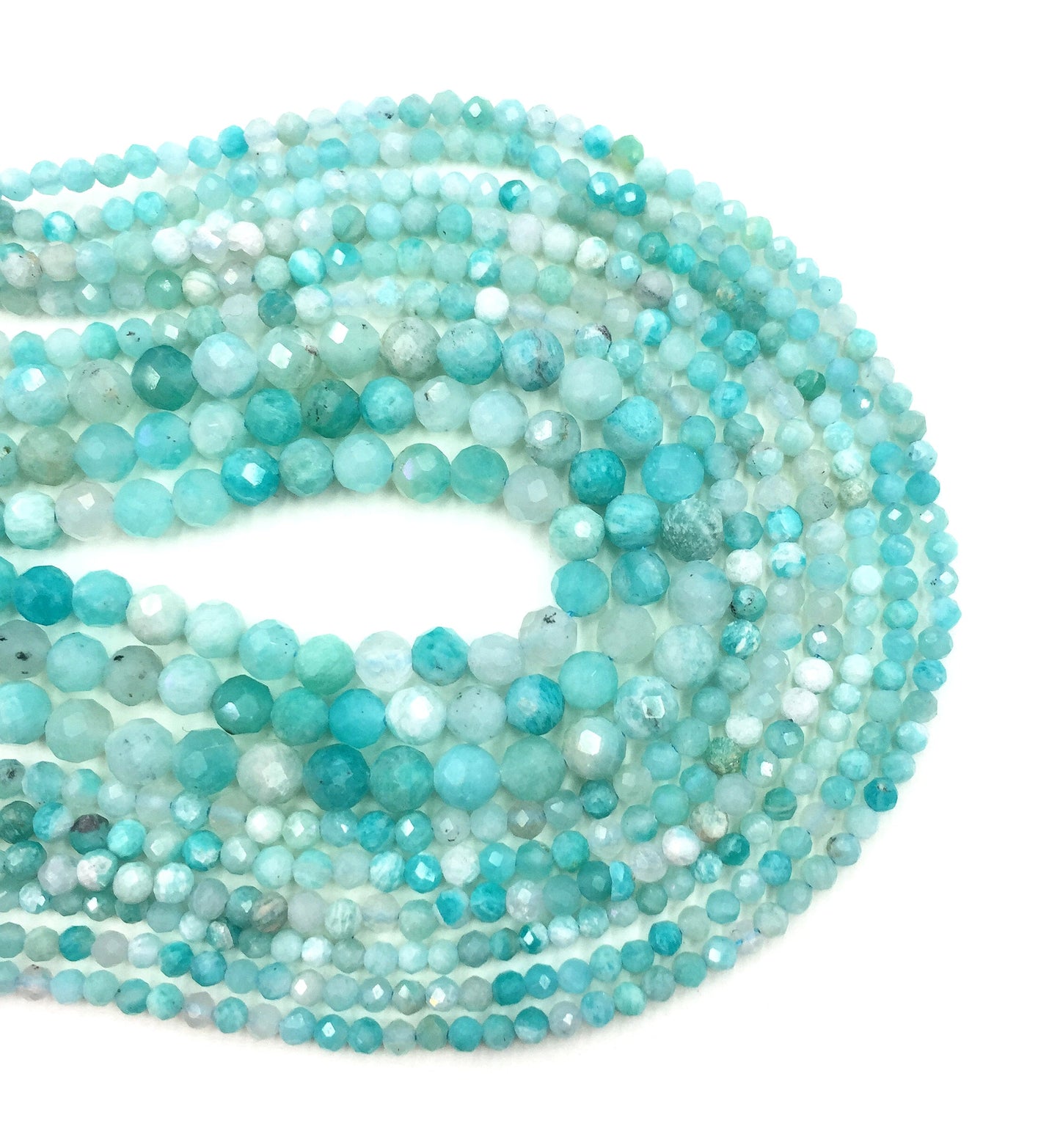 Natural Amazonite Small Size Loose Beads