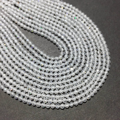 Natural White CZ Small Size Loose Beads