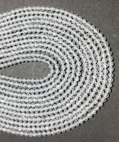 Natural White CZ Small Size Loose Beads