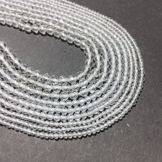 Natural Crystal Clear Quartz Small Size Loose Beads