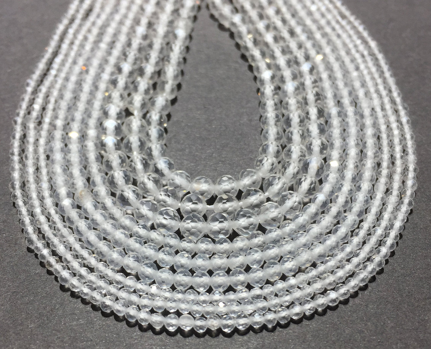 Natural Crystal Clear Quartz Small Size Loose Beads