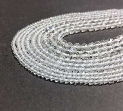 Natural Crystal Clear Quartz Small Size Loose Beads