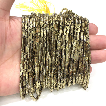 Zip Zap Shape Hematite Beads
