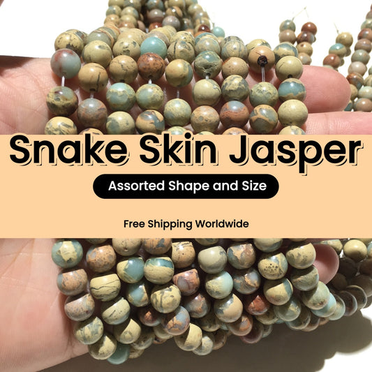 Snake Skin Jasper Beads
