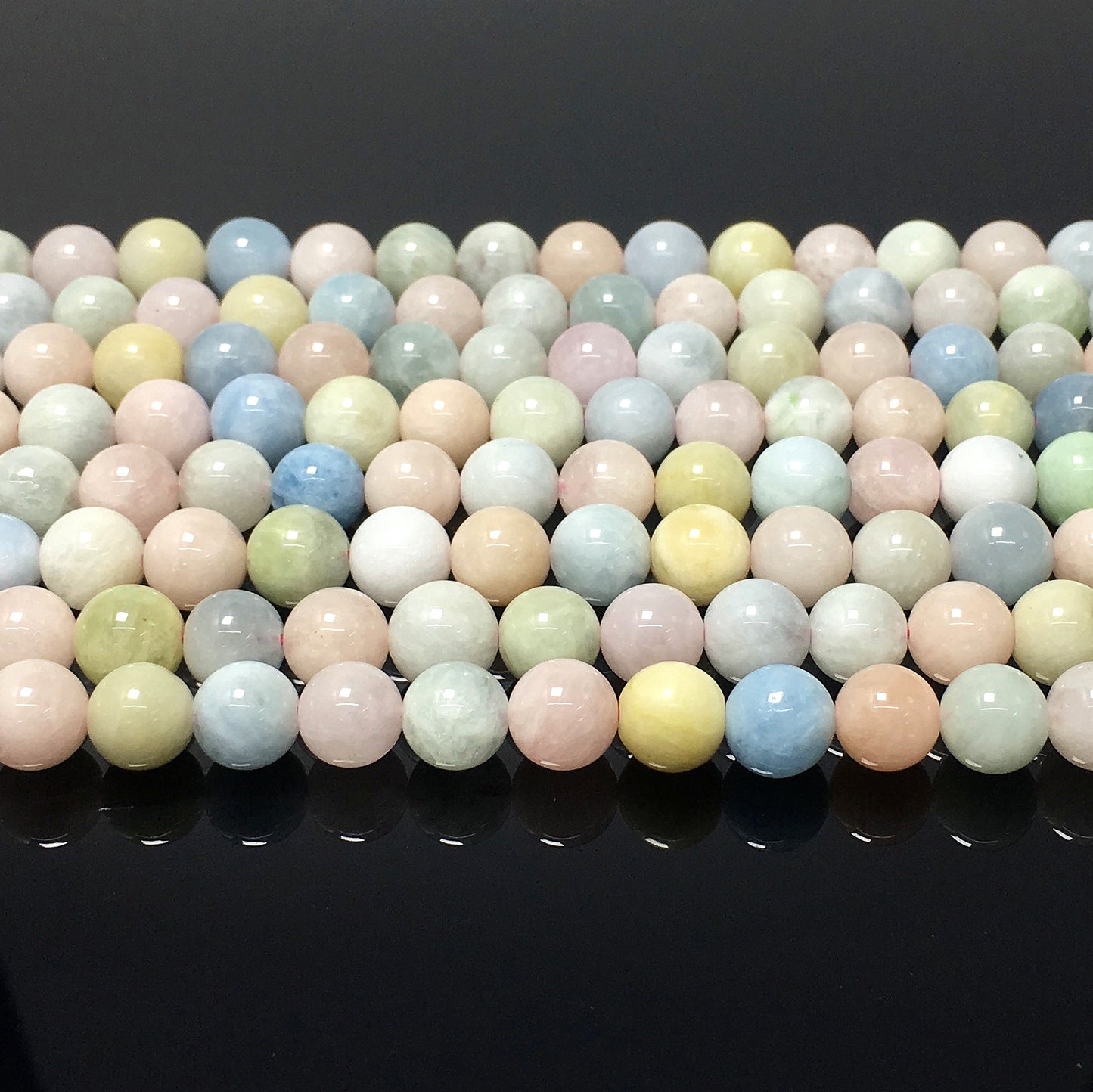 Higher Quality Morganite Round Beads
